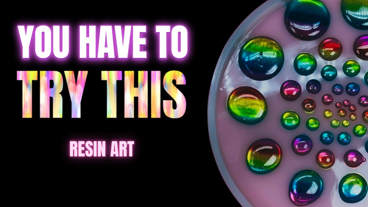 Easy Chrome Resin Art Anyone Can Do!