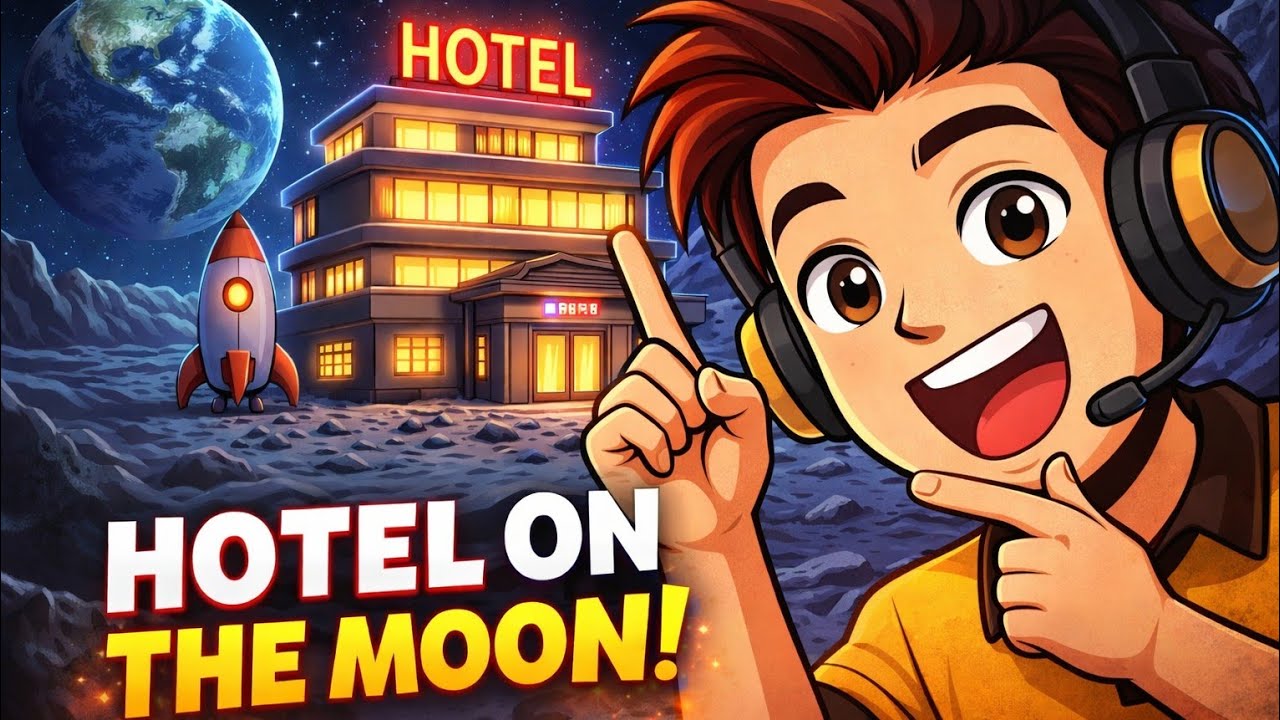 I Opened a Hotel on the Moon 🌕!