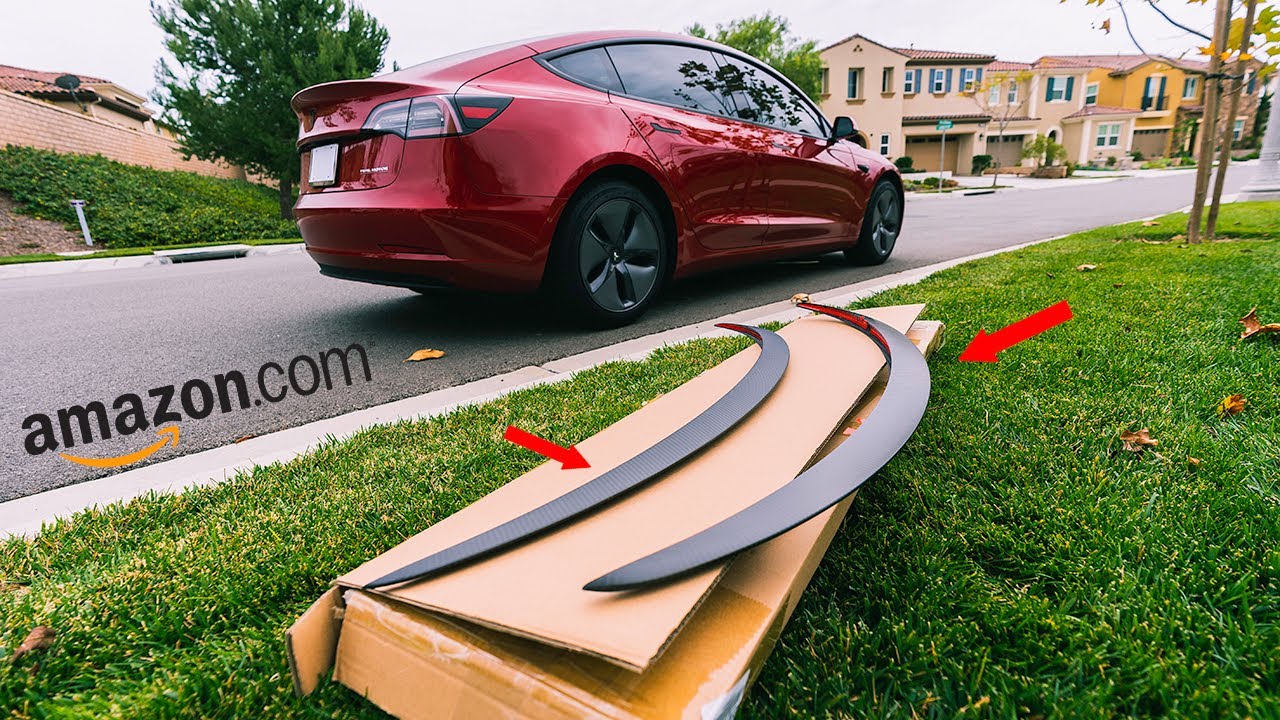 TESLA MODEL 3 SPOILER OEM vs AMAZON | PERFORMANCE
