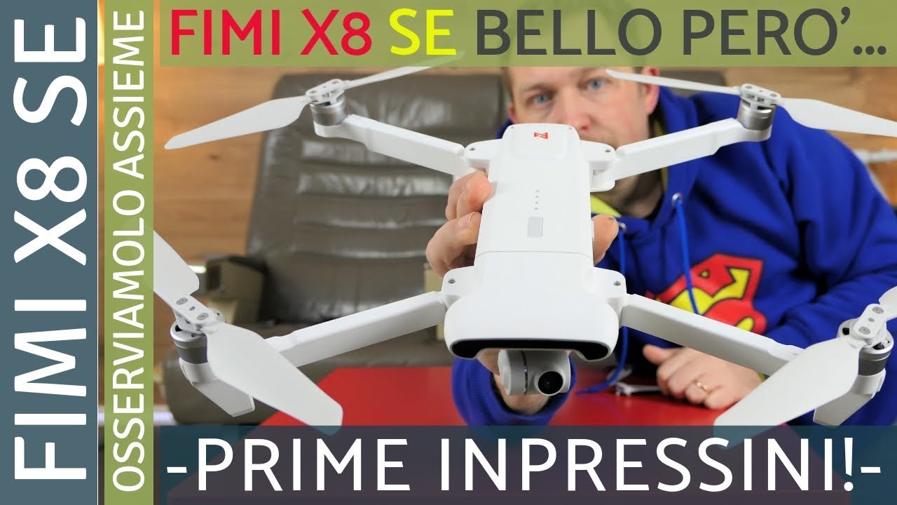 FIMI X8 SE UNBOXING, IMPRESSIONI e PRIMO VOLO! Un gran bel drone Però...