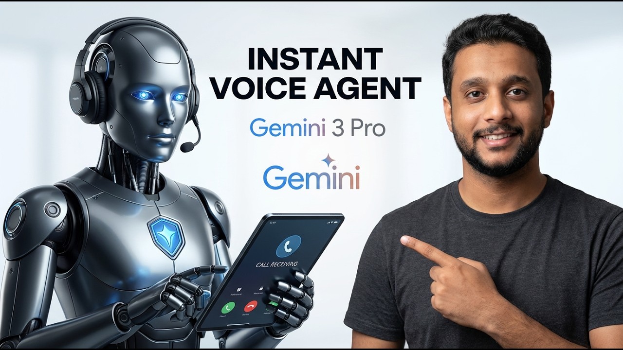 كيف تبني وكيل ذكاء اصطناعي صوتي بالكامل في دقائق مع Gemini 3 Pro و n8n