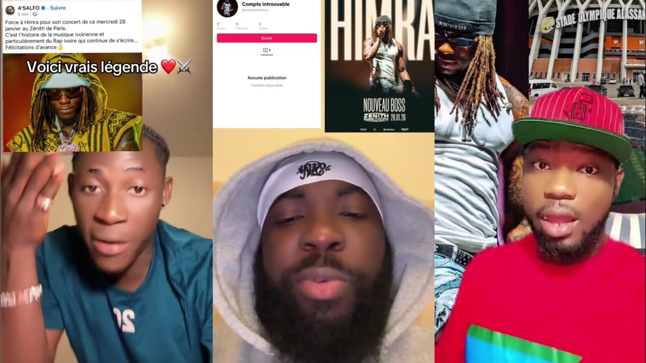 HIMRA FAIT SORTIR DEUX MORCEAU DANS UN CLIPE 