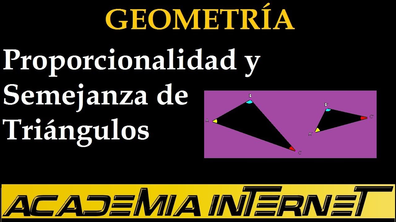 Proporcionalidad y Semejanza de Triángulos
