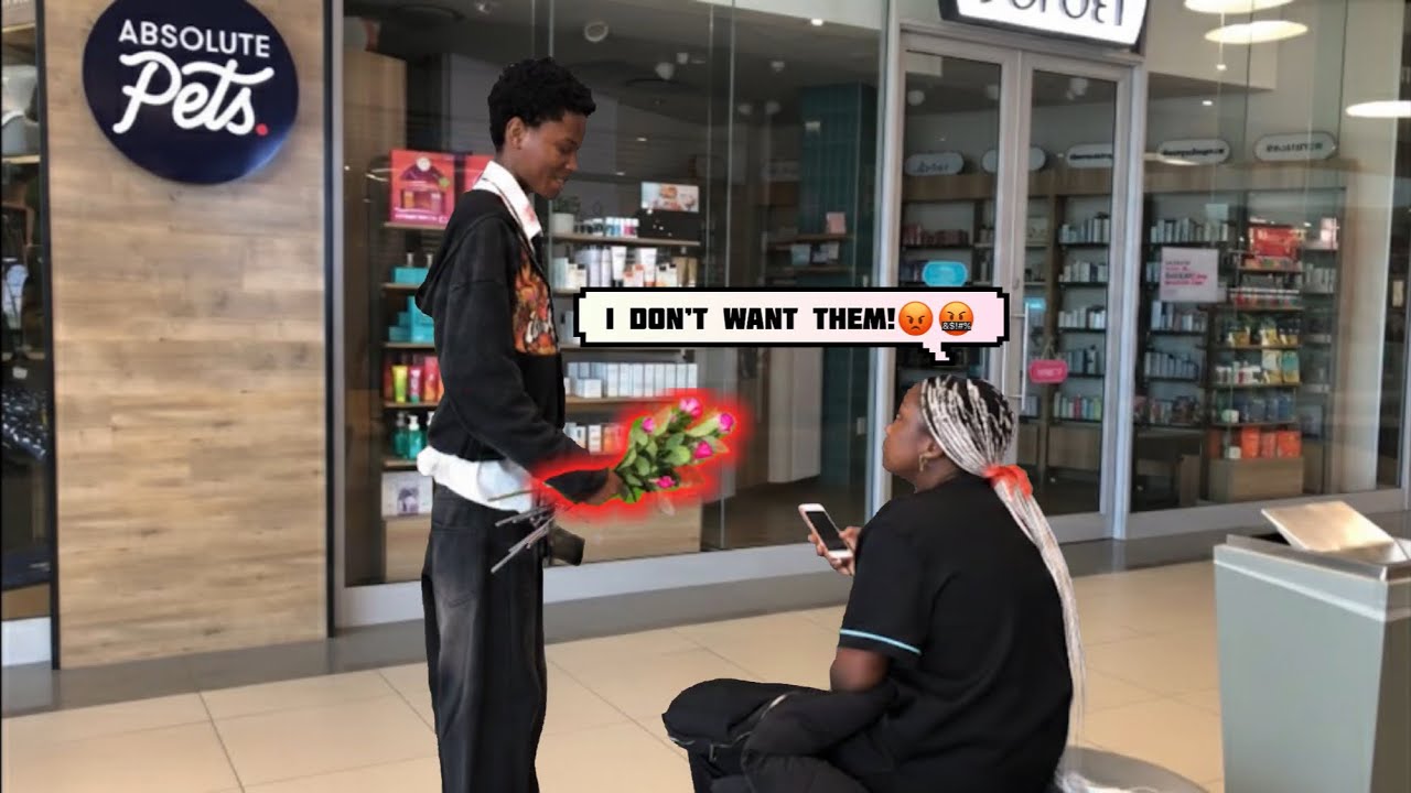 Giving strangers FLOWERS💐 for VALENTINES *bad idea* 