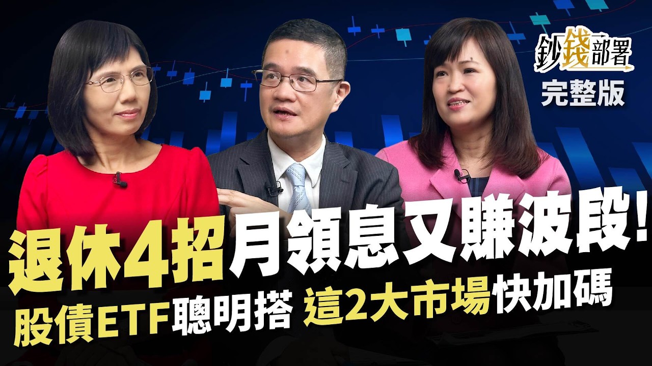 "勞保1次領"還能賺股息&波段?!股債ETF聰明搭 這2大市場快加碼 3月降息Bye 股債1招搭 獲利棒!《鈔錢部署》盧燕俐 ft.羅際夫 馮美珍 20240213