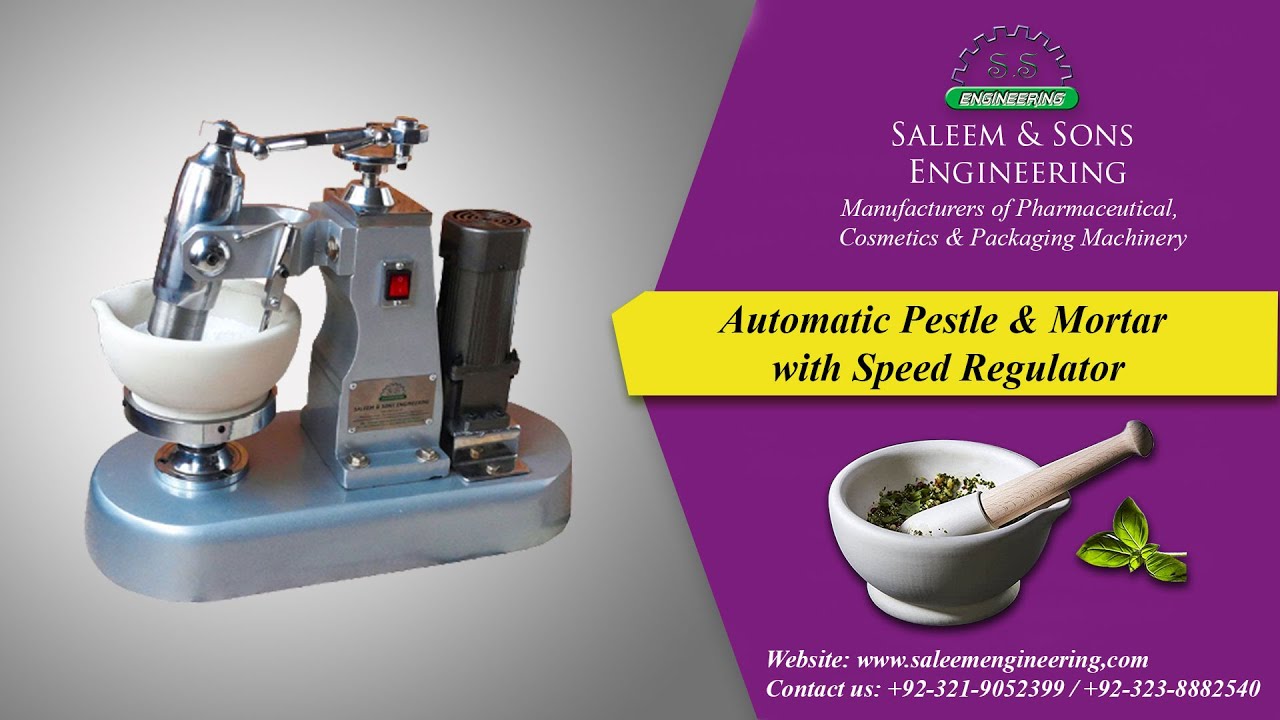 Automatic Pestle & Mortar | Mortar Grinder | End runner | Herbs Grinder | Kharal machine in Pakistan