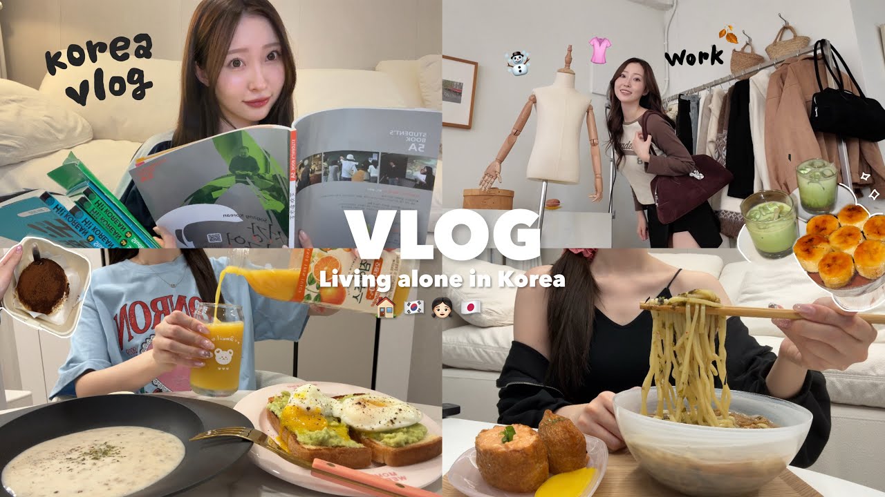 韓国で暮らす日本人の一週間密着vlog🏡人生初の1対1授業に緊張👩🏻‍🏫💦仕事も勉強も遊びも楽しむ日常vlog🎞️嬉しい発表あり📢💕【vlog】