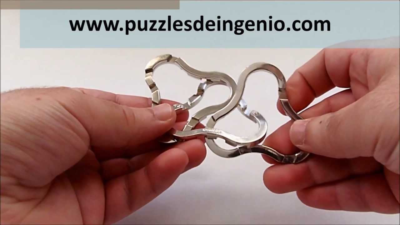 Vídeo Solución del Rompecabezas Puzzle de Metal Hanayama Cast Coaster Solution