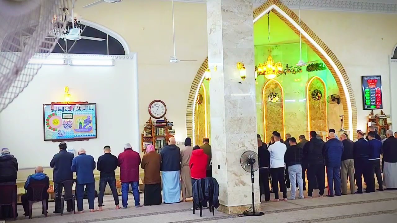 شيخ علاء إمام وخطيب جامع محمد رسول الله ﷺ في زيونة 716-بغداد-العراق