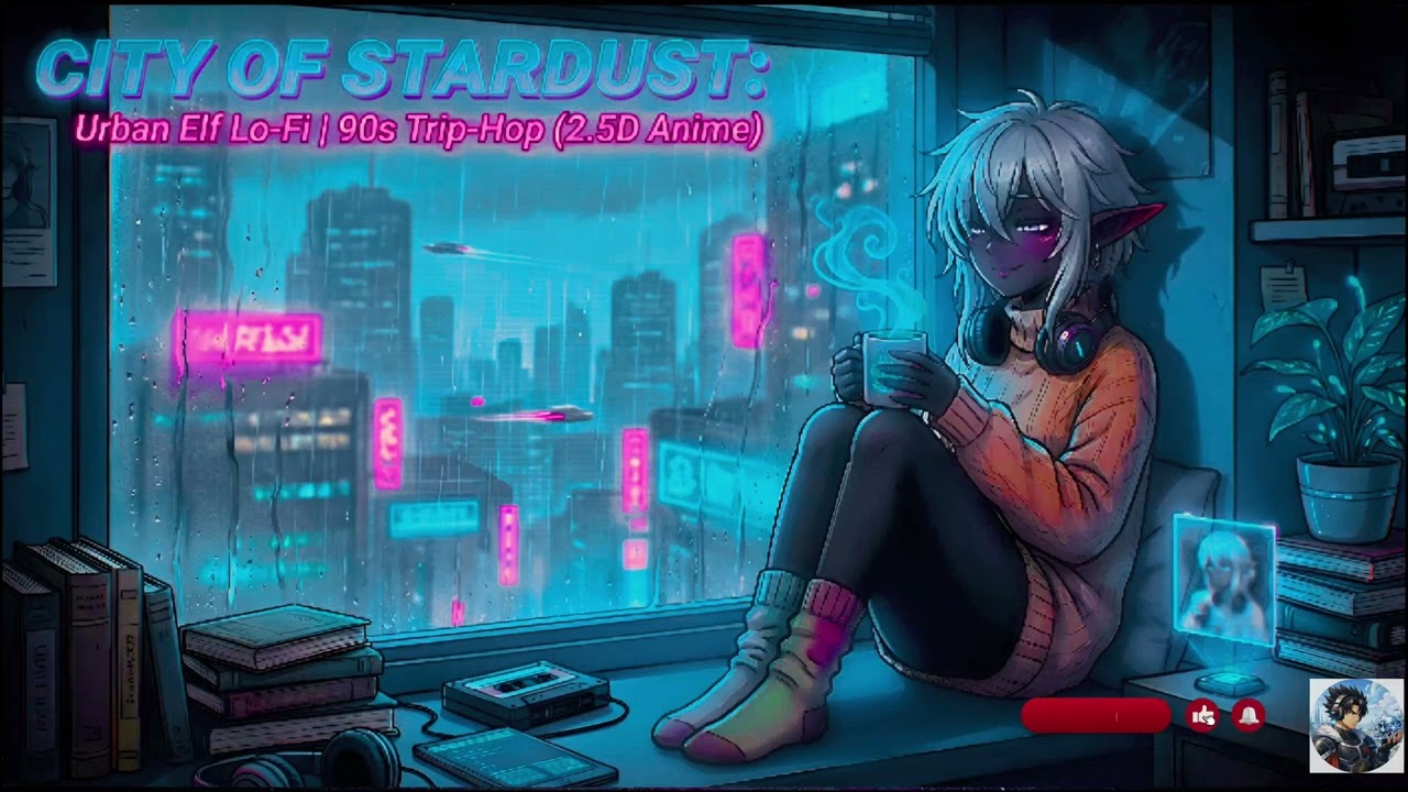 CITY OF STARDUST: SOFT MORNING | Urban Elf Lo-Fi | 90s Trip-Hop (2.5D Anime)