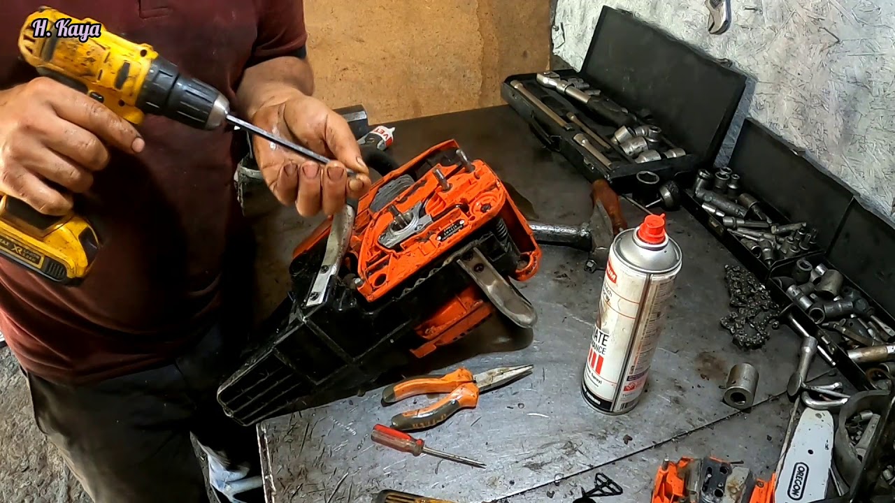Zomax 4010 Testere / Kesim Motor Tamiri / Zincir Yağlamıyor / Nasıl Yapılır / Chainsaw
