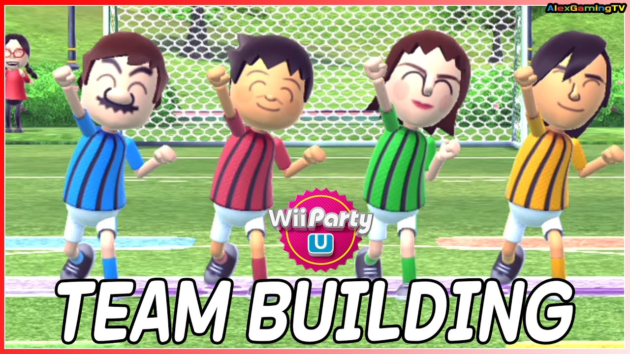 Wii Party U - Team Building (Expert com) 🎵 Mario vs Zi-Kai vs Claudia vs Akira | AlexGamingTV