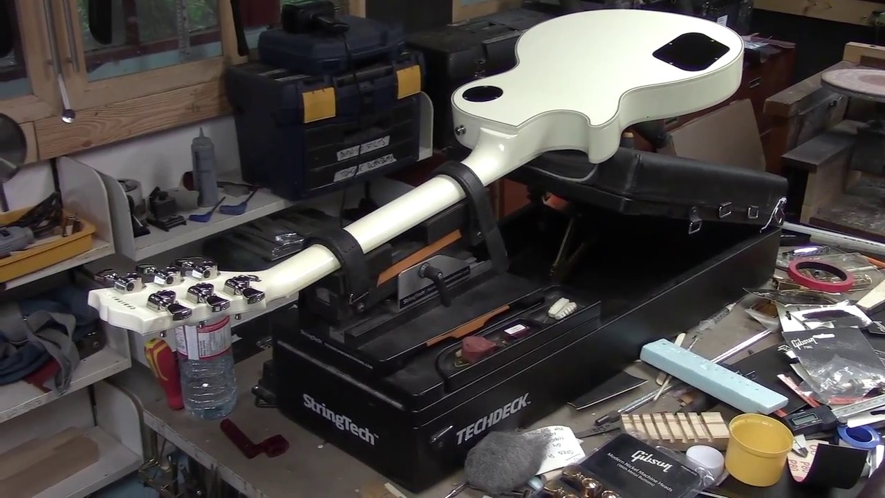 Gibson Les Paul Custom - Hardware swap-out   @StringTech Workstations