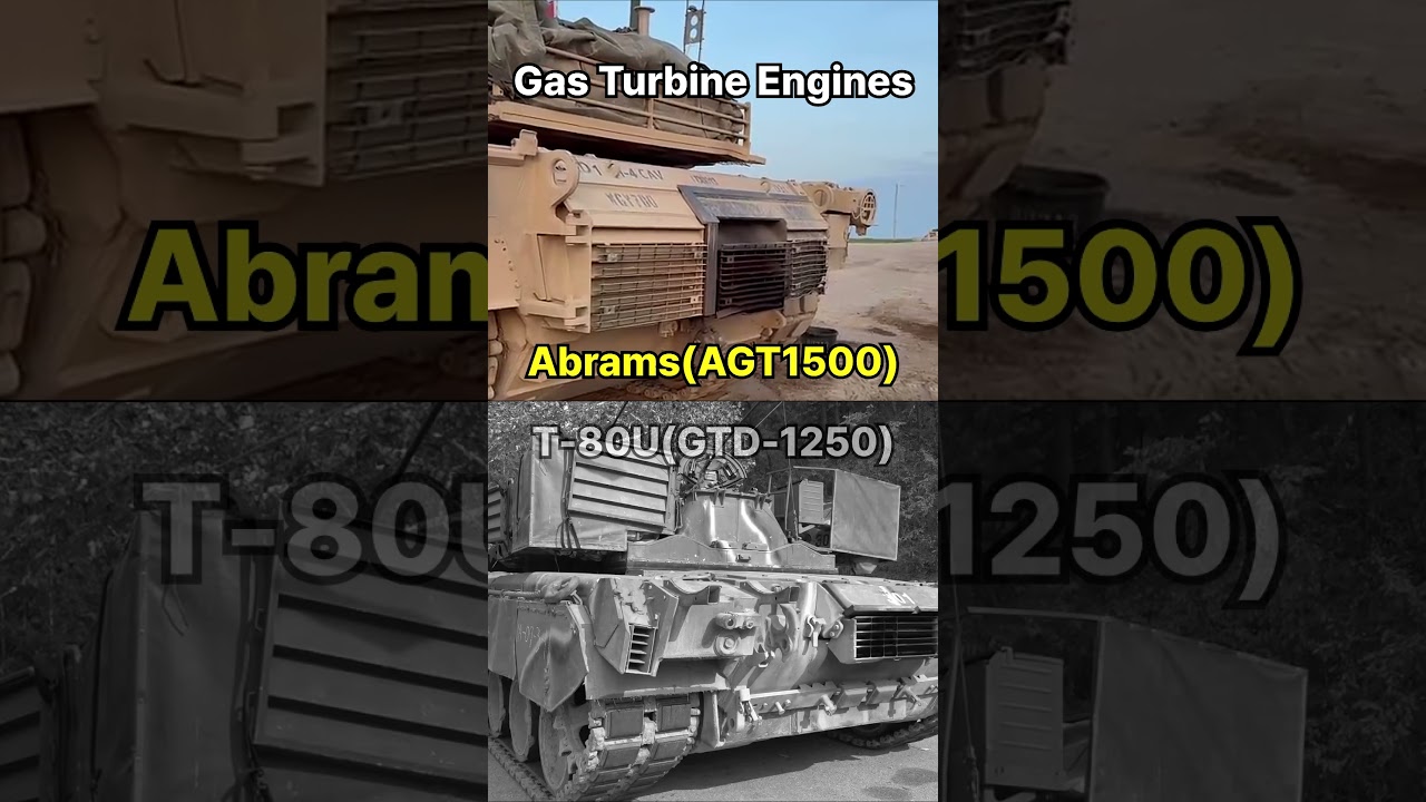 Abrams🇺🇸 vs. T-80U🇷🇺 Engine