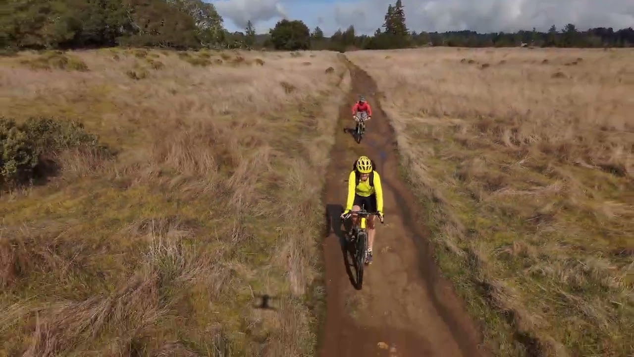 Skydio 2 Maiden Flight MTB follow