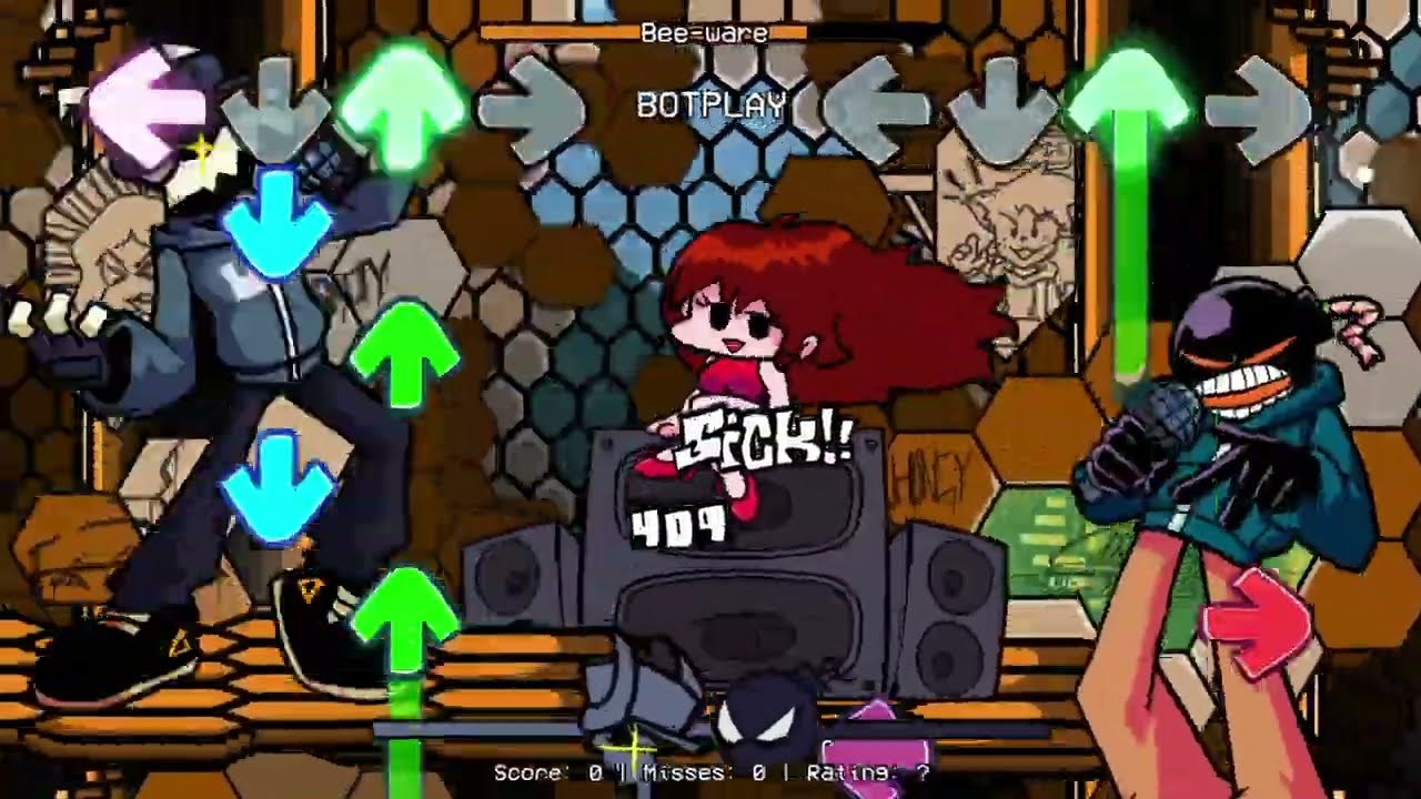 [FNF Mod] Bee-ware but Everyone Sings It (Bee-wareを色々なキャラに歌わせてみた)