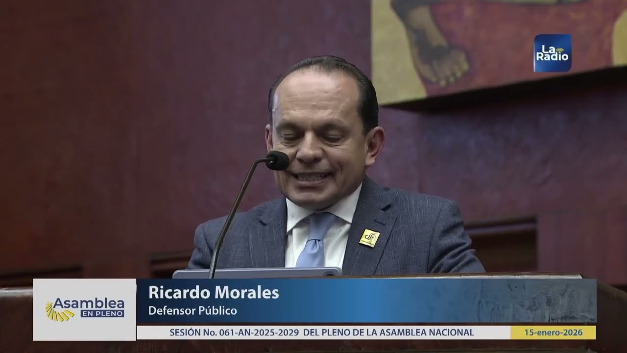 Informe de Labores 2025 ante la Asamblea Nacional del Ecuador