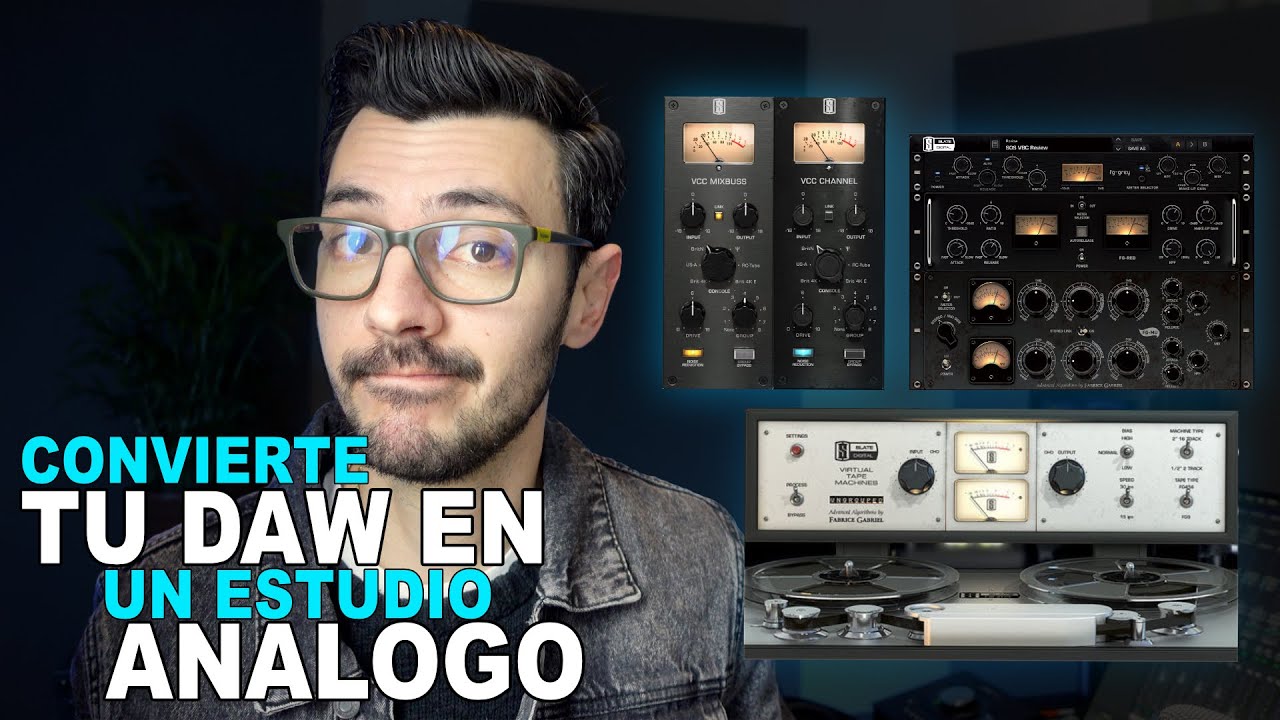 Cómo conseguir un sonido análogo en tu DAW usando plugins | Emulación de CONSOLA Y TAPE