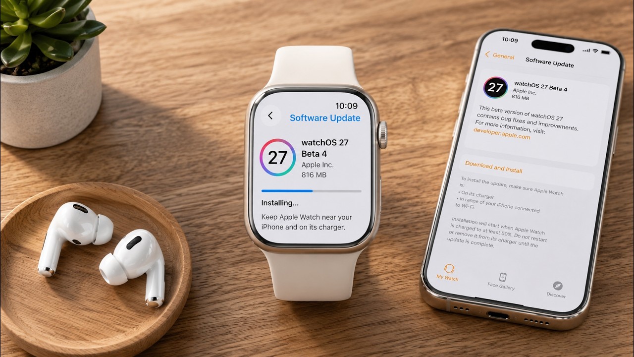 Я протестировал watchOS 27 beta 4 на своих Apple Watch Series 11 &mdash; что нового ⌚️