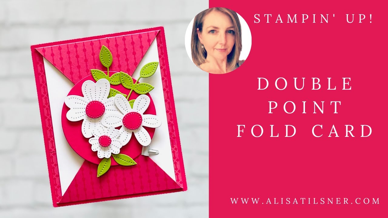 Stampin' Up!: Learn how to make a Double Point Fold Card with Stampin' Up! Designer Series Paper