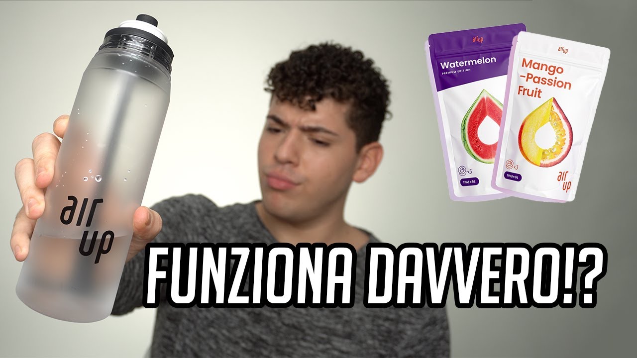 FUNZIONA DAVVERO? AIR UP: LA BORRACCIA CHE CAMBIA IL GUSTO ALL'ACQUA 😱