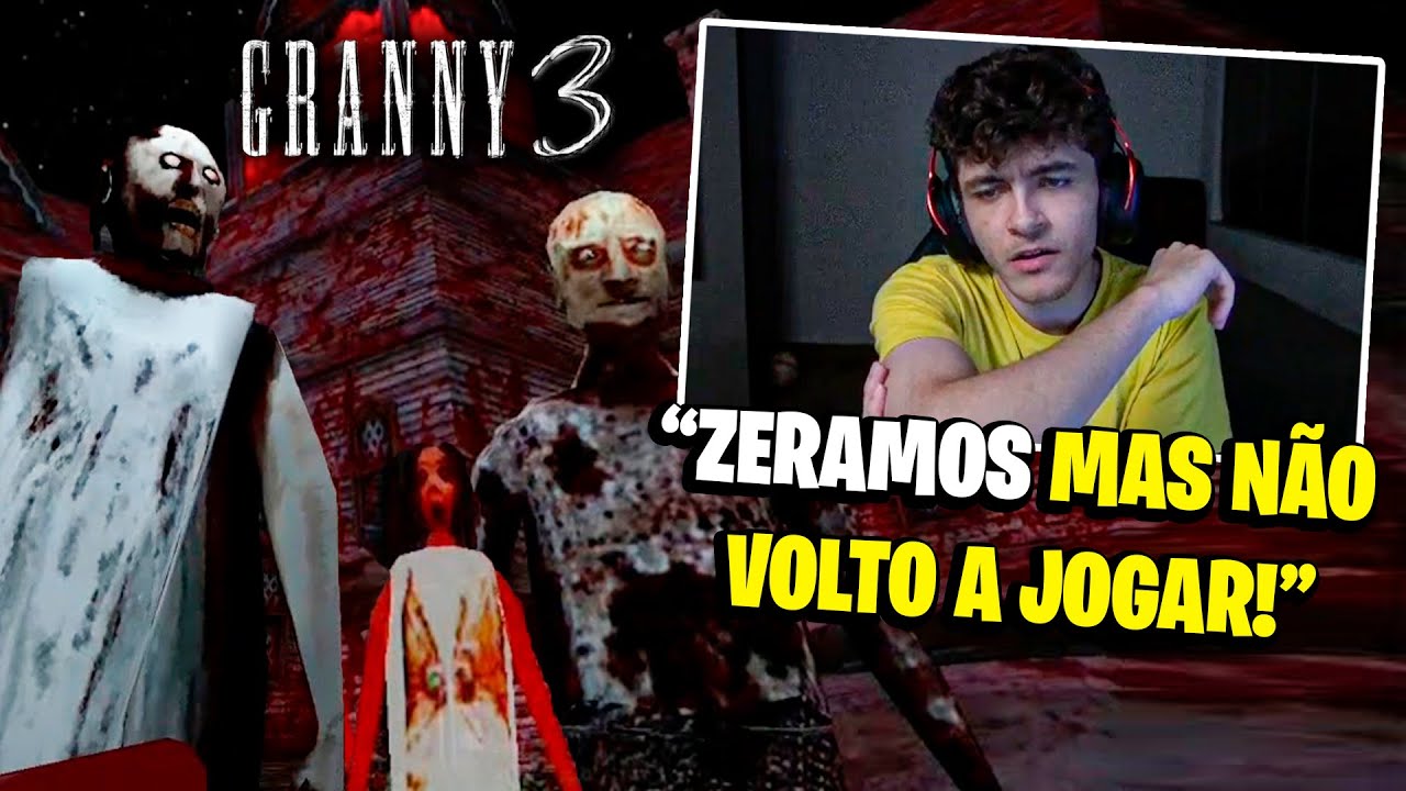 Suetam quase *QUEBROU O BRAÇO* jogando GRANNY 3! 😟