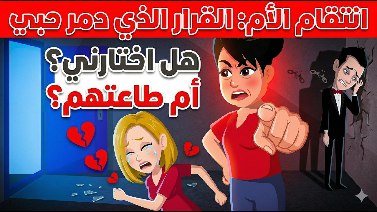 قالت لي: إما أنا أو أمك… فماذا اختار؟  القصة كاملة