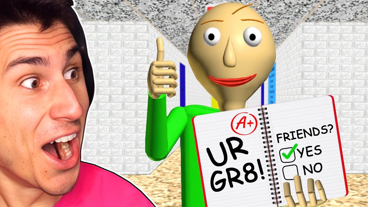 Baldi's Basics, But BALDI IS NICE!