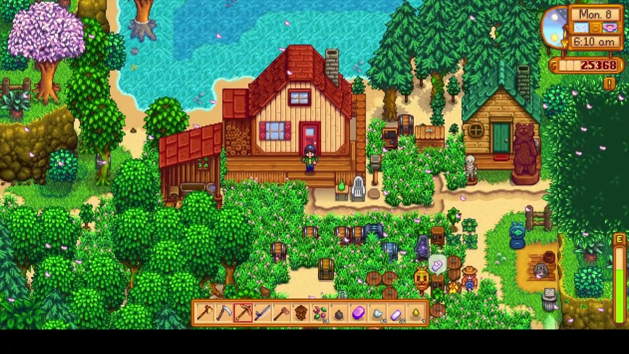 Stardew Valley Part 104 Spring Beach Farm #stardewvalley #gameplay
