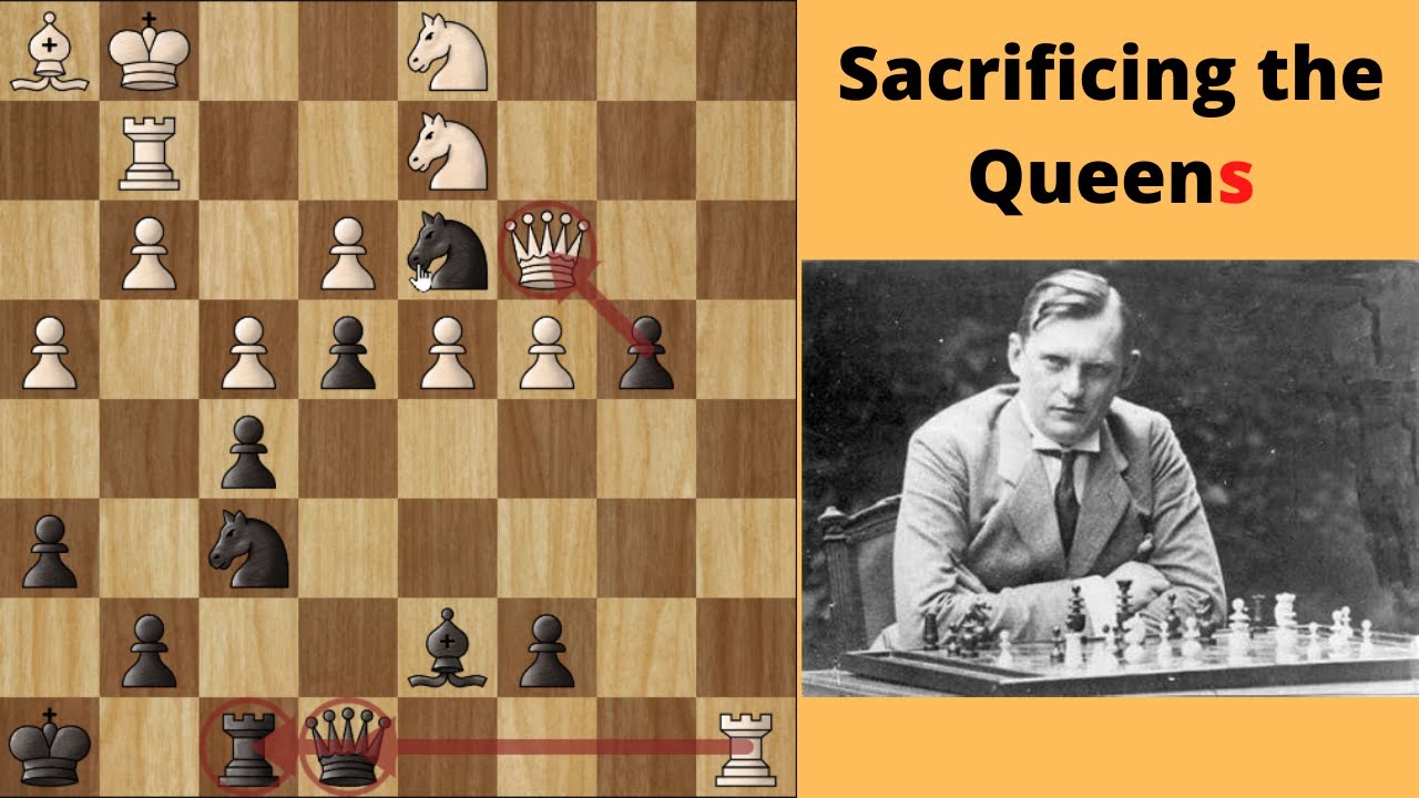Sacrificing the Queens || Efim Bogoljubov vs Alexander Alekhine || Superb Calculation !!
