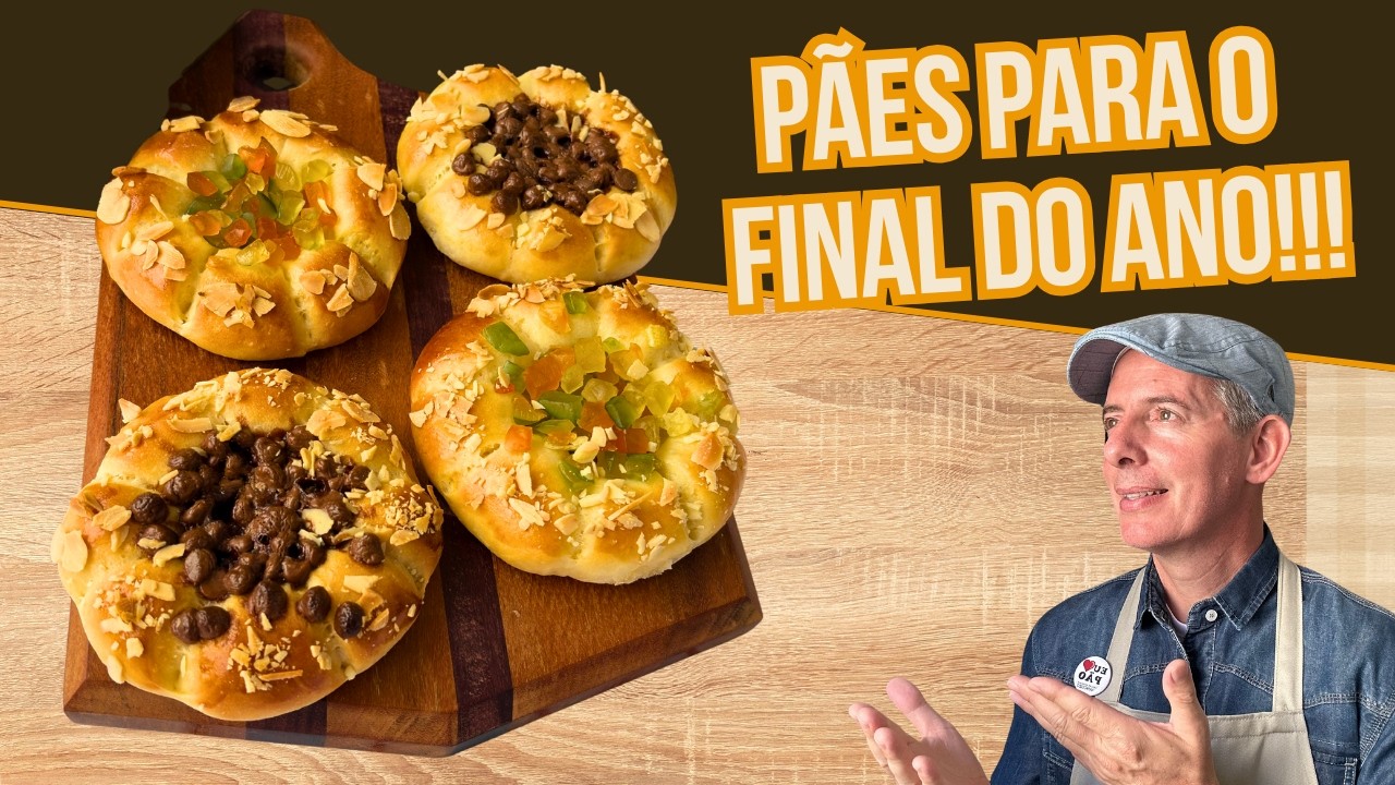 Esse pão recheado com frutas e chocolate é o verdadeiro sabor do fim de ano