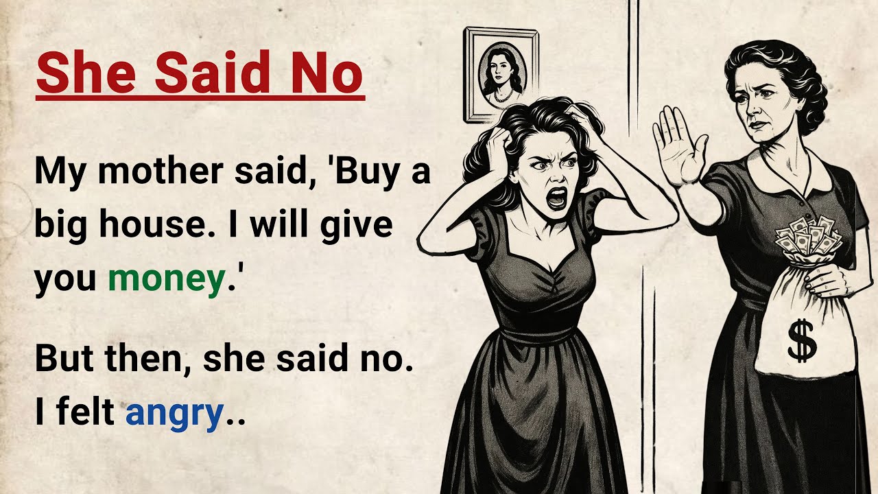 Learn English through Stories Level 3 ⭐ She Said No - Emotional English Story for Listening Practice