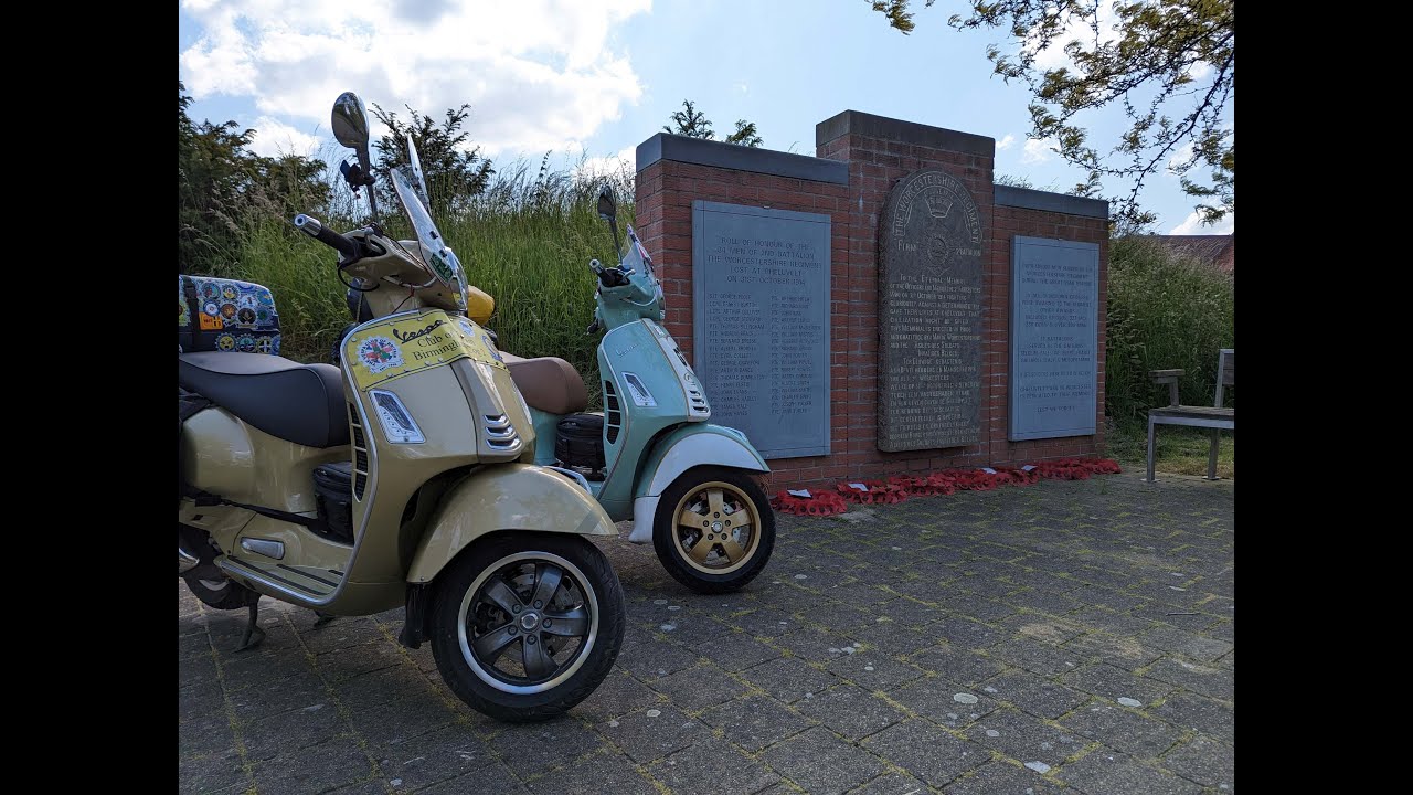Vespa Tour, Dunquerque, Ypres and Waterloo