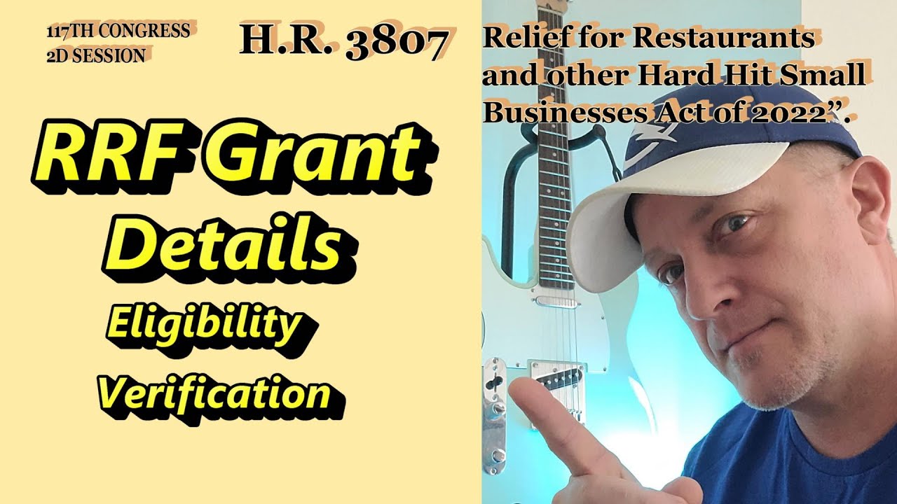 RRF Grants Eligibility Verification Requirements