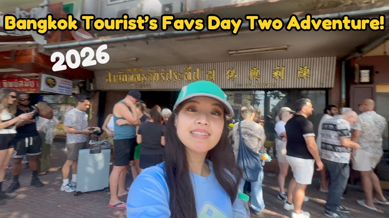 Door Dash Girl From Los Angeles Explores Bangkok City Thailand Tourist Favorite Food Spots! Day Two!