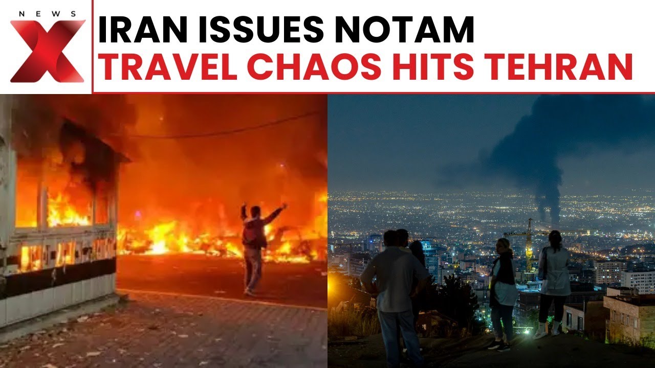 Iran Protests Trigger Tehran Airspace Closure &mdash; Here&rsquo;s Why A NOTAM Was Issued | NewsX
