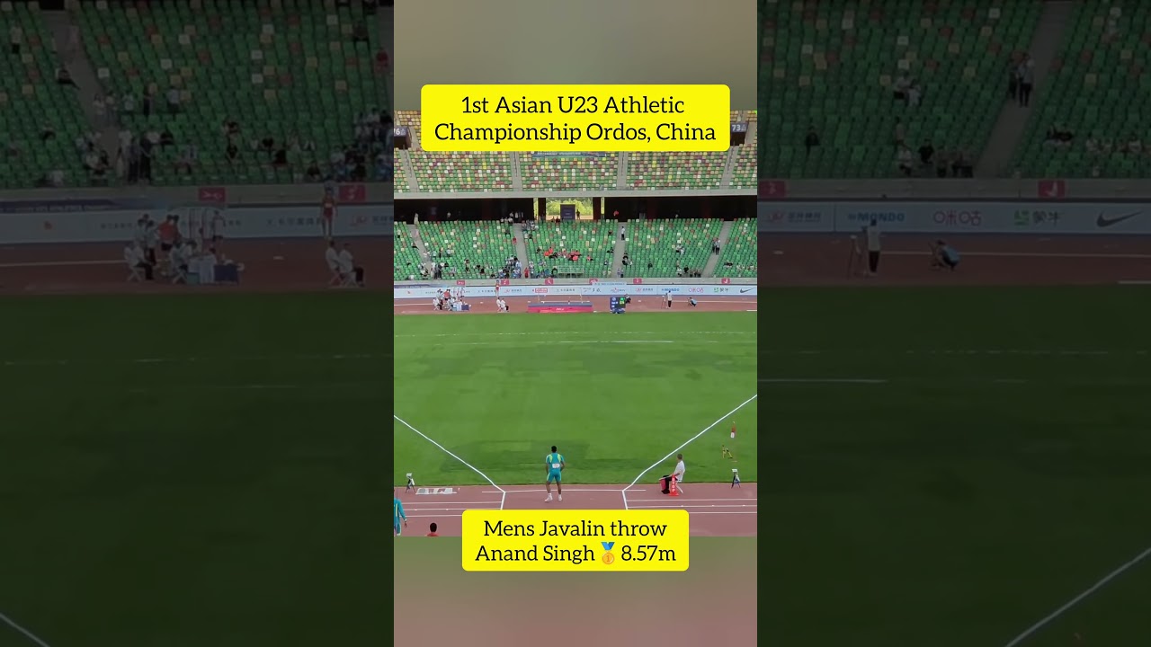 Mens Javalin throw@asian U23 athletic championship Anand singh🥇80.51m