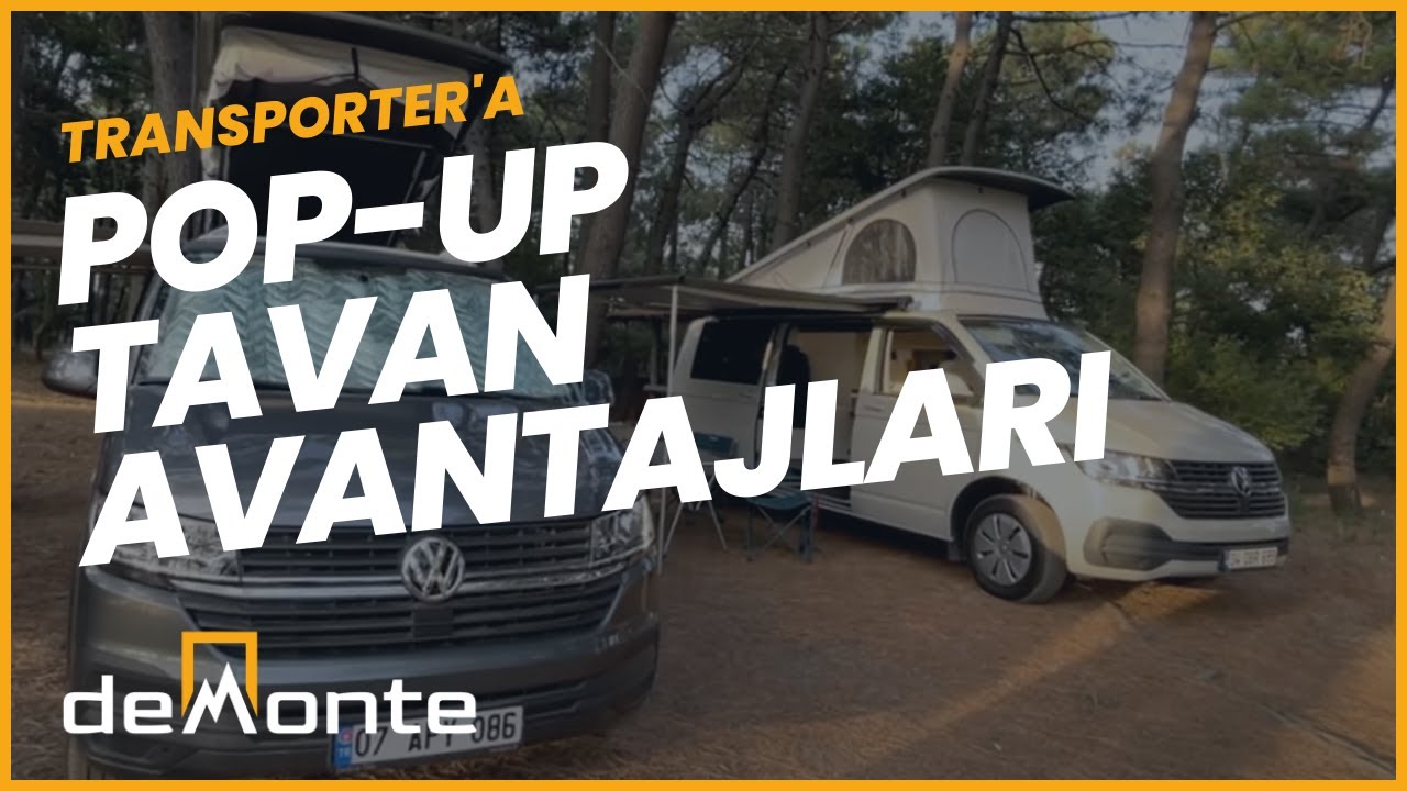 VOLKSWAGEN TRANSPORTER T6.1 CALIFORNIA TARZI POP-UP TAVAN MONTAJI ve AVANTAJLARI#vanlife