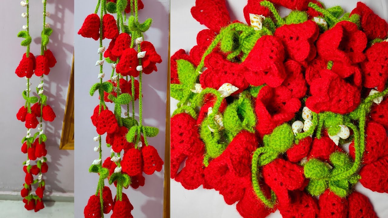 Toran design/गेट पर साइड में लगाने के लिए लटकन बनाएं आसान तरीके से 🥰 Easy design wall hanging toran