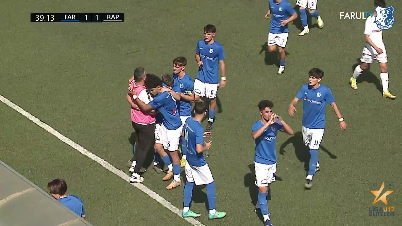 Rezumat, Liga Elitelor U17, Etapa 8 Play-OFF, 2023/2024: Farul U17 - Rapid U17 5-2 (31.03.2024)