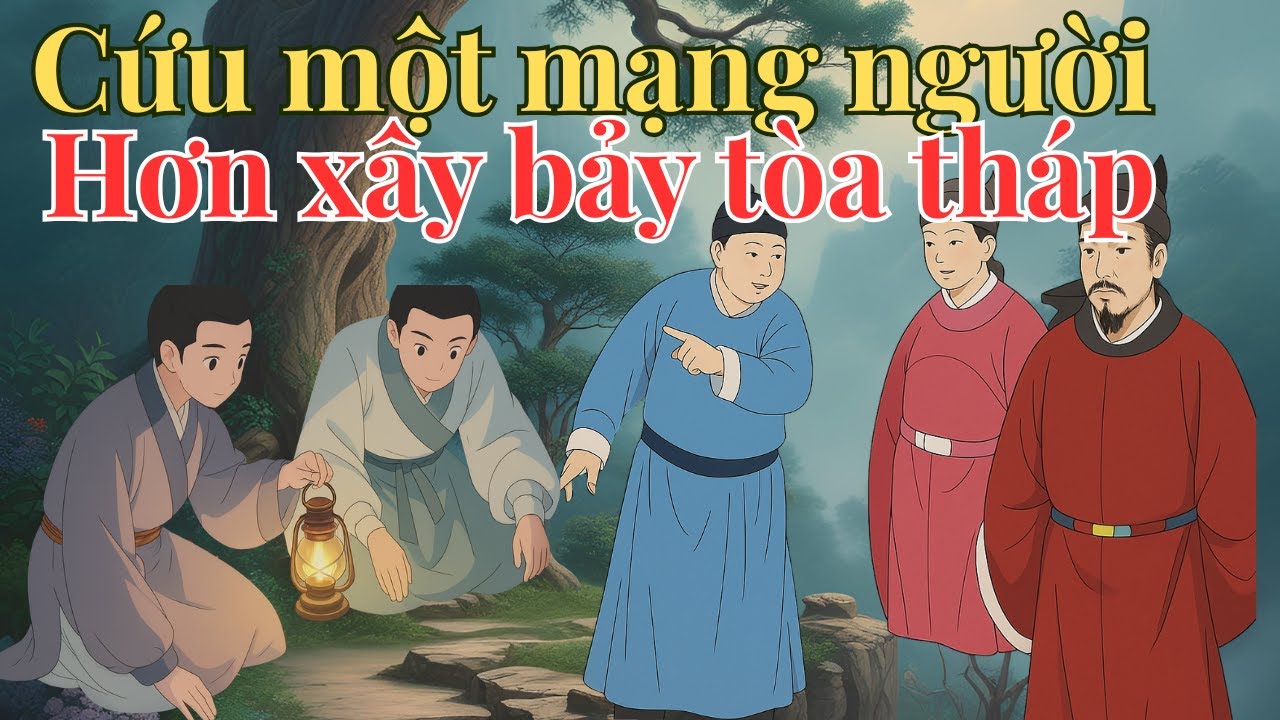 Làm phúc CỨU NGƯỜI trời đất chẳng phụ lòng Thầy giáo CỨU một chàng thư sinh nghèo và CÁI KẾT