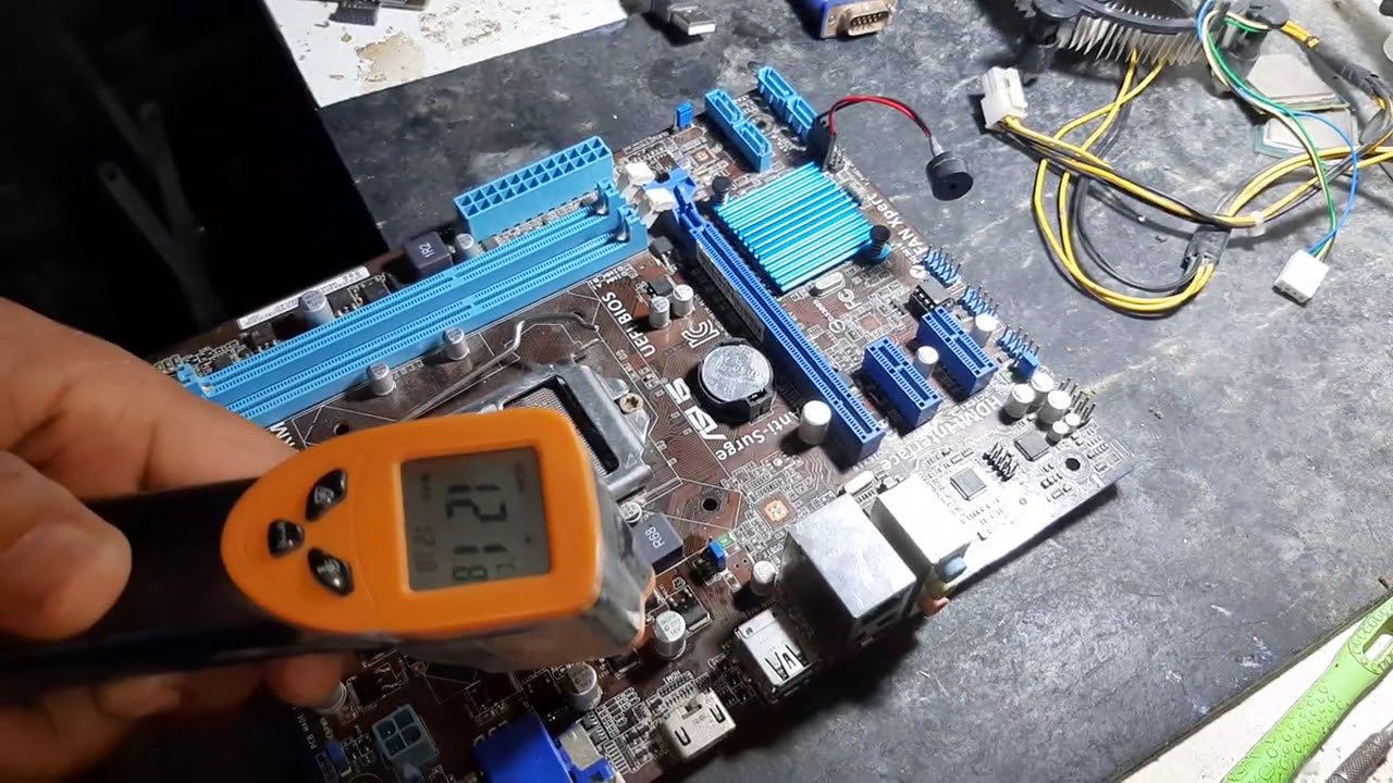 Reparo Asus H61m-a não dá vídeo