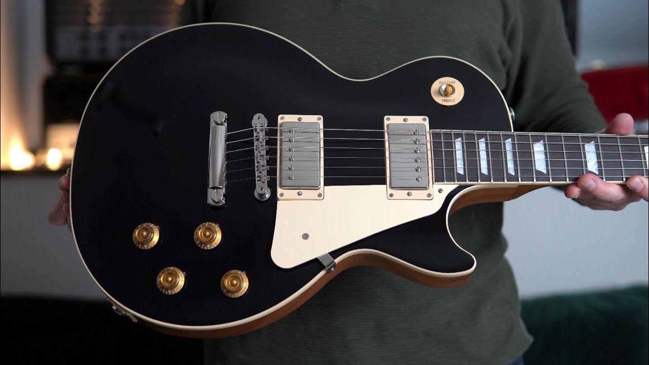 The Beauty of the 2023 Gibson Les Paul Standard 50s Custom Color Ebony