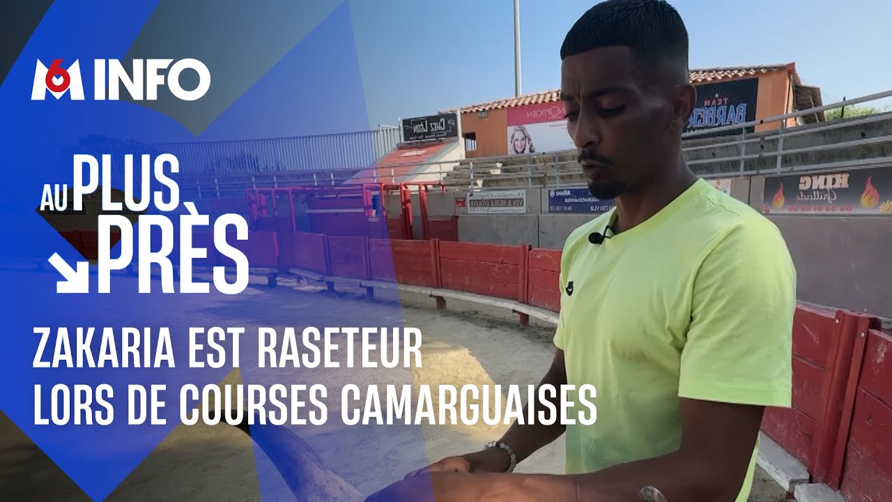 Zakaria Katif est raseteur sur les des courses camarguaises