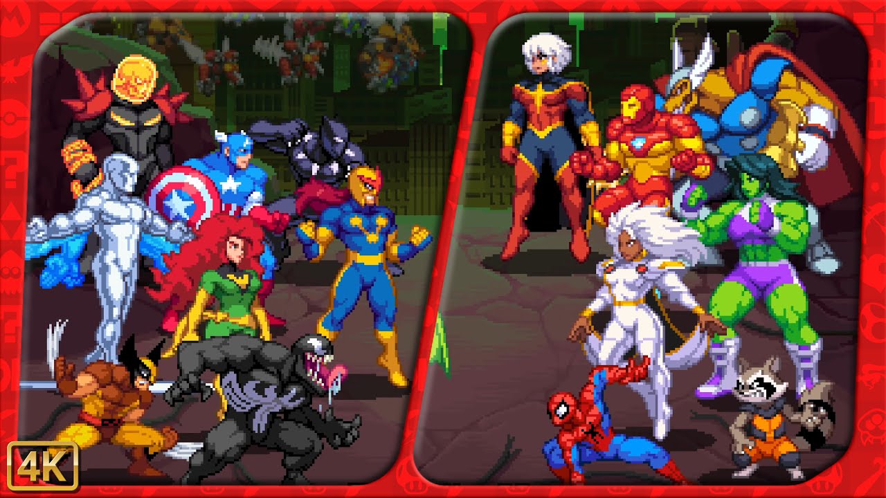 Marvel Cosmic Invasion ⁴ᴷ Full Playthrough (4-Players)