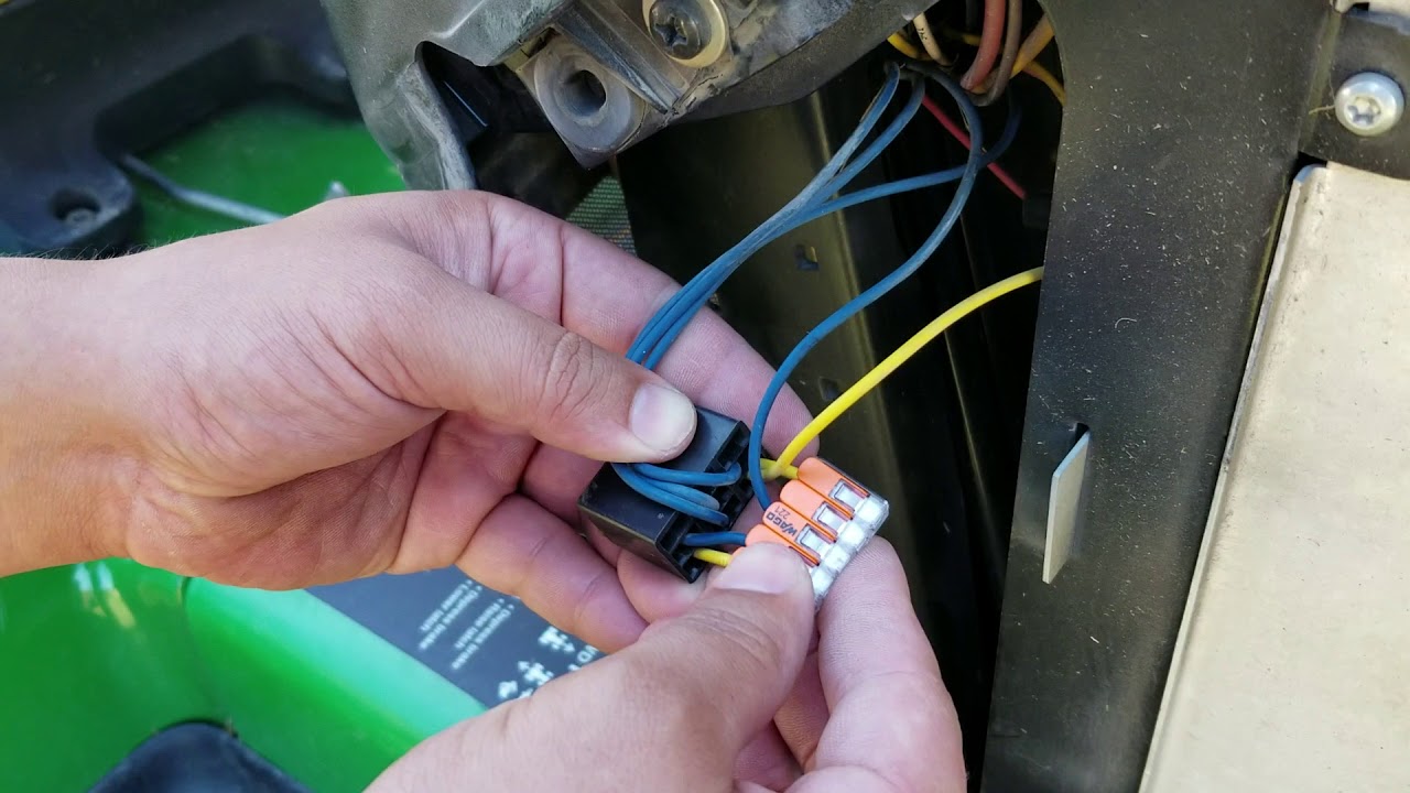 John deere x700 , 700 series RIO reverse safety override bypass while mowing x720 x724 x728 x729