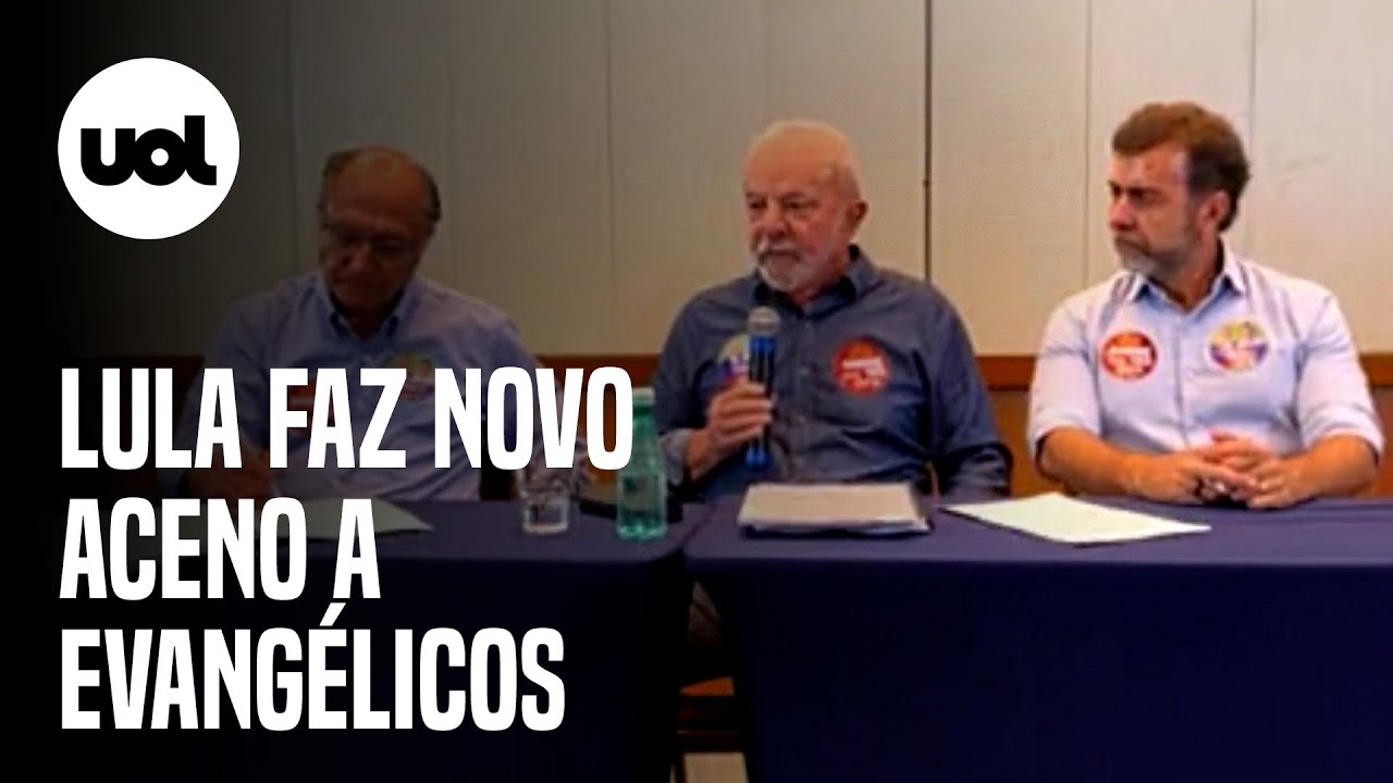 Lula diz que não mistura religião com política, mas faz aceno a evangélicos