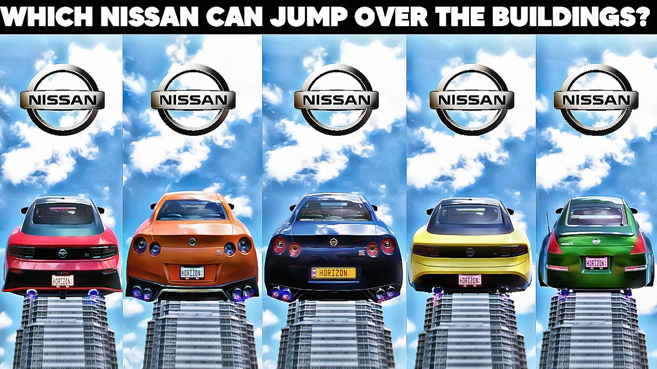Which Nissan Can Jump Over The Buildings in Forza Horizon 5? Let's Find Out