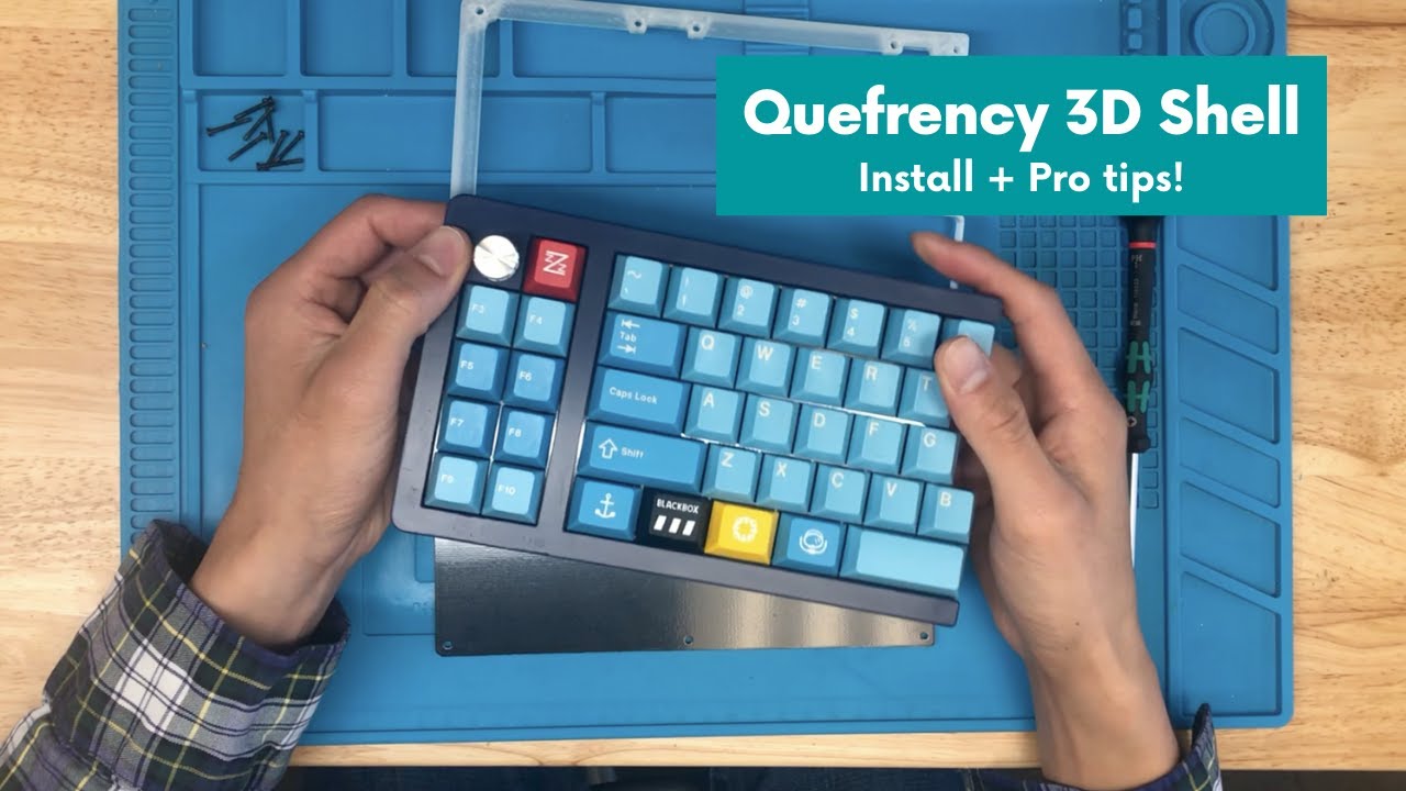Adding Quefrency 3D Printed Case Pieces to FR4 Plates