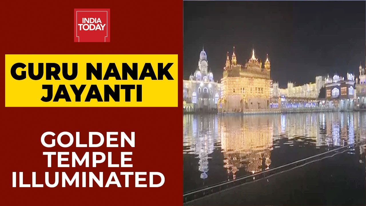 Golden Temple Illuminated Ahead Of Guru Nanak Dev's Birth Anniversary